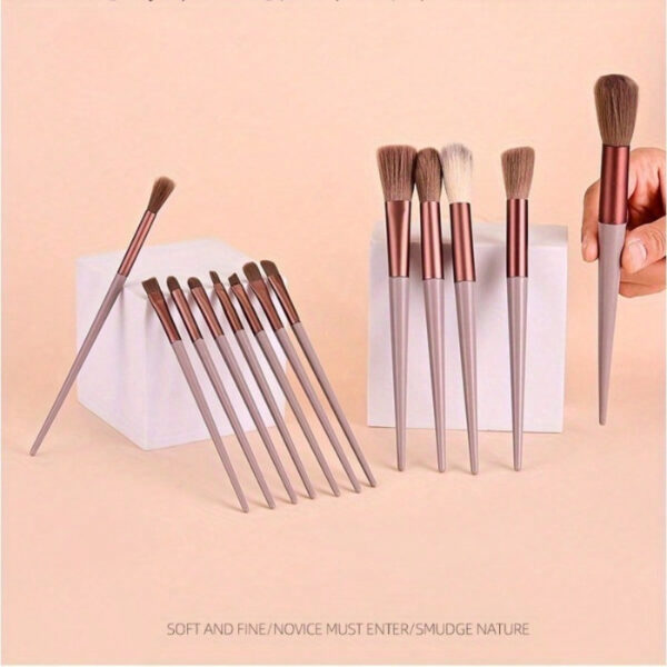 Makeup Brush Set- Soft And Fluffy Professional Makeup Foundation, Powder Eyeshadow, Kabuki Mixed Makeup Brush, Beauty Kit, Makeup Sponge, Beauty Gift, Makeup Beginner -13 Pieces